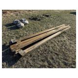 4- 4'x6' Treated Posts