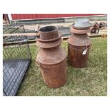 (3) Milk Cans