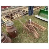 Walk Behind Cultivator & Saw Horses