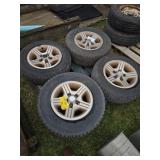 (4) 1989 Chevy Camero Iroc-Z 15' Rims & Tires