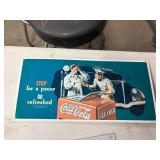 16.5' x 8' 1991 Coca Cola Tin Sign