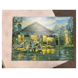 17.5'  x 12.5' Pop's Indian Sales Tin Sign