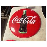 20' Tin Coca-Cola Button