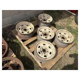 (5) 5-Bolt Camero Rims
