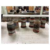 Budweiser Holiday Steins
