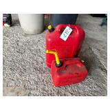 (2) Gas Cans w/some fluids
