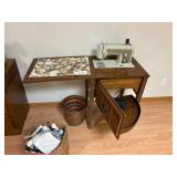 Sears Kenmore Sewing Table & machine