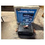 Grill, Spotlight, Folding Table