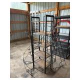 Metal Plant Stands & Shelf