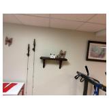 Wall Dï¿½cor, Duck Figures, Fishing Poles