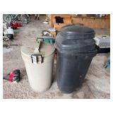 (2) Garbage Cans