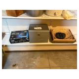 Trays, Box, alarm clock