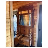 Hall Tree Bench w/mirror