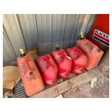 (5) Gas Cans