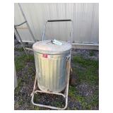 Bin Cart w/garbage Can