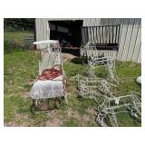 Lighted Horse & Sleigh Dï¿½cor