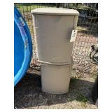 (2) Rubbermaid Storage Bins