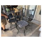 (4) Outdoor Stools