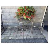 Outdoor Iron Table & Chairs