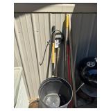 Shovel, Rake, Manure Scoop, Pails