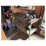 Shop Table & Grinder