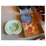 Carnival, Hobnail & covered dish