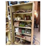 Shelf w/contents. Hardware etc