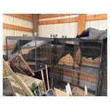 (6) Kennels on rollers & other kennel parts