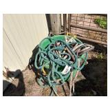 Tote of garden hose