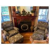 (2) Chairs w/stools