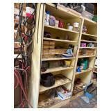 Shelf w/contents. Organizers, & misc