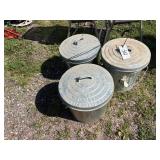 (3) Pails
