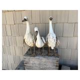 (3) Metal Geese