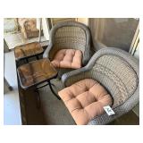 Wicker swivel Rockers