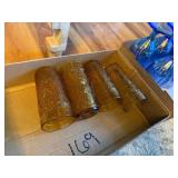(4) Amber Glasses