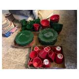 Large Set of Xmas Dishes