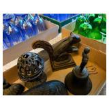 Cast Iron Bell, Nut Cracker, etc