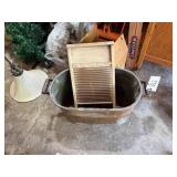 Copper Boiler & Wash Board