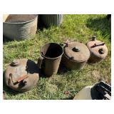 Metal Gas Cans & Oil Can