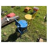 (2) Metal Stools