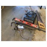 Crowbars, Saw, Level etc