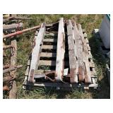 Wooden Horse Drawn Sleigh Pieces