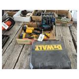 Dewalt Drill, Battery charger, Light