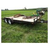 Tandem Axle Machinery Trailer