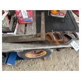 hand saw, square