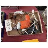 Drill, soldering gun