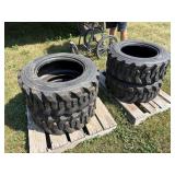 (4) New 10 - 16.5 Skidsteer Tires