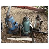 3 Hydraulic Bottle jacks