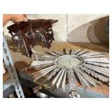 Vintage Shelf & Mirror