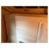 Misc Plywood Pieces, Boards, Insulation
